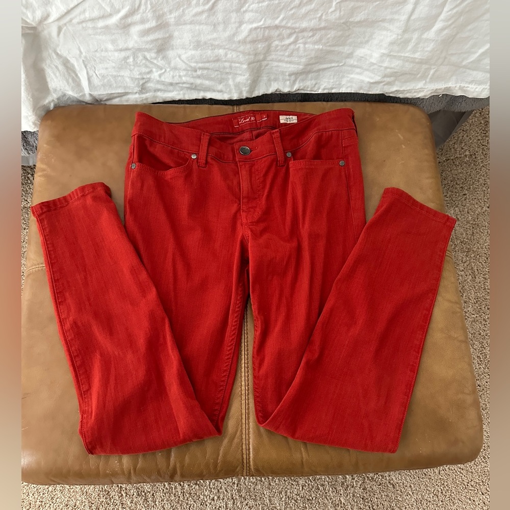 Level 99 Janice Ultra Skinny Burnt Orange Jeans - Picture 14 of 16